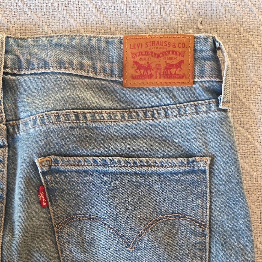 RARE Levi’s Embroidered Floral Poppy Jeans - Straight Leg - Size 29 - BoHo Luxur - Picture 3 of 12
